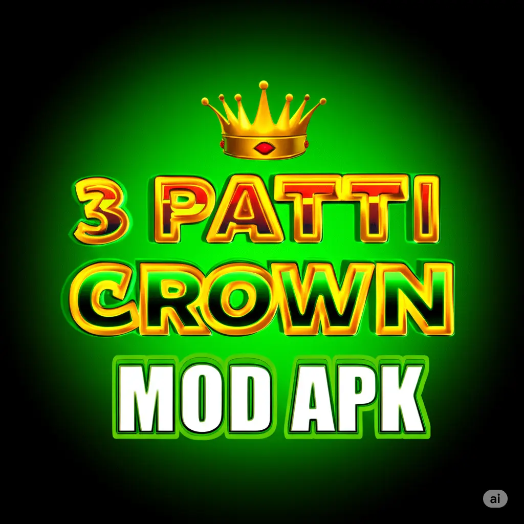 3 Patti Crown logo